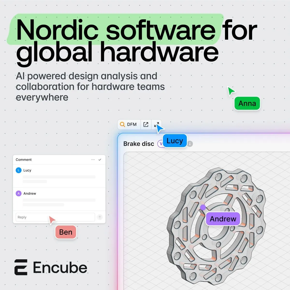 LinkedIn ad: Nordic software for global hardware